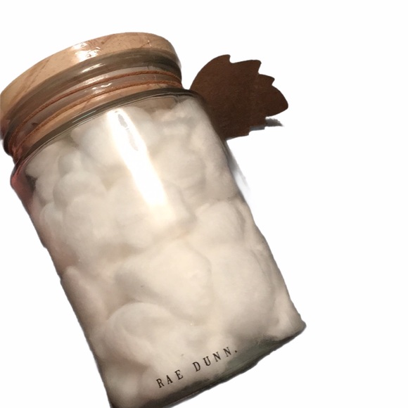 Rae Dunn Blessed Wreath Cotton Ball Jar - Picture 4 of 4